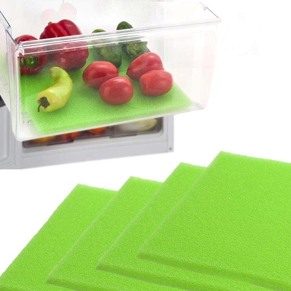 Dualplex Liner para Frigorífico, cajón 12x15, cuatro unidades, protege y organiza frutas y verduras.