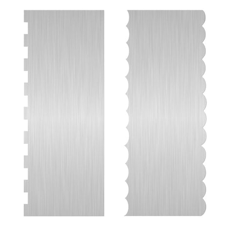 Raspador Dualshine pastel dentado frontal para bordes definidos en la decoración