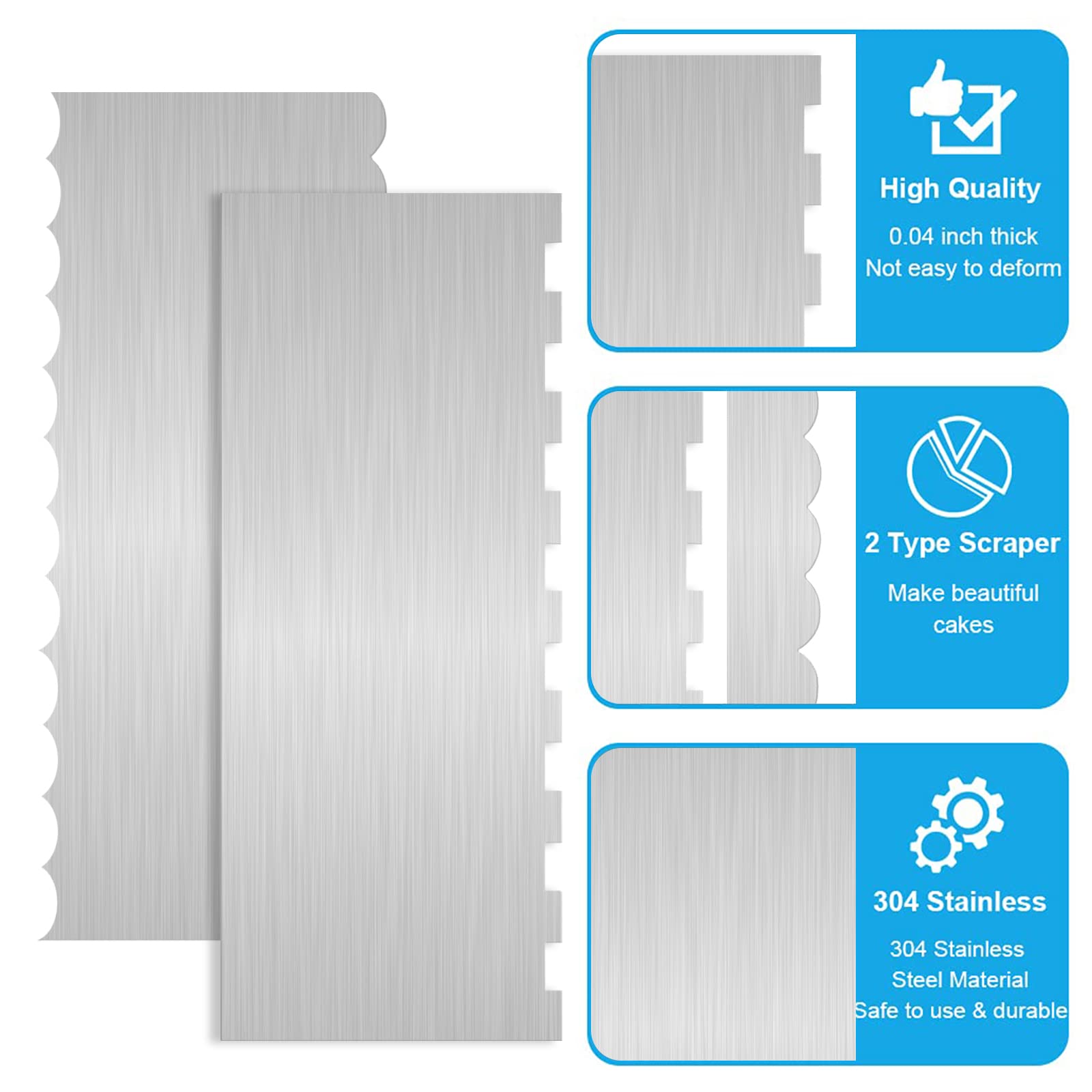 Raspador Dualshine pastel ondulado frontal para ondas decorativas
