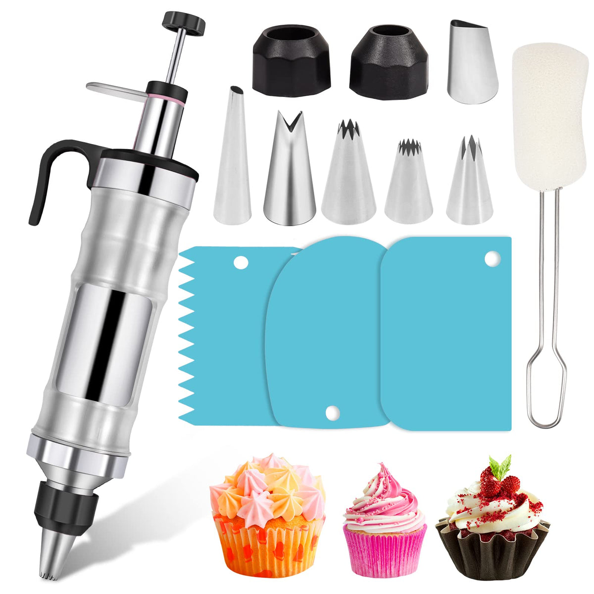 Dualshine jeringa de decoración para pasteles para glaseado preciso.