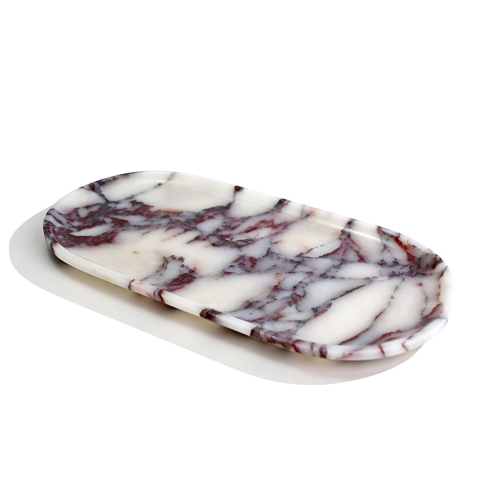 DUANYAN bandeja Viola oval para servir frutas y dulces con estilo