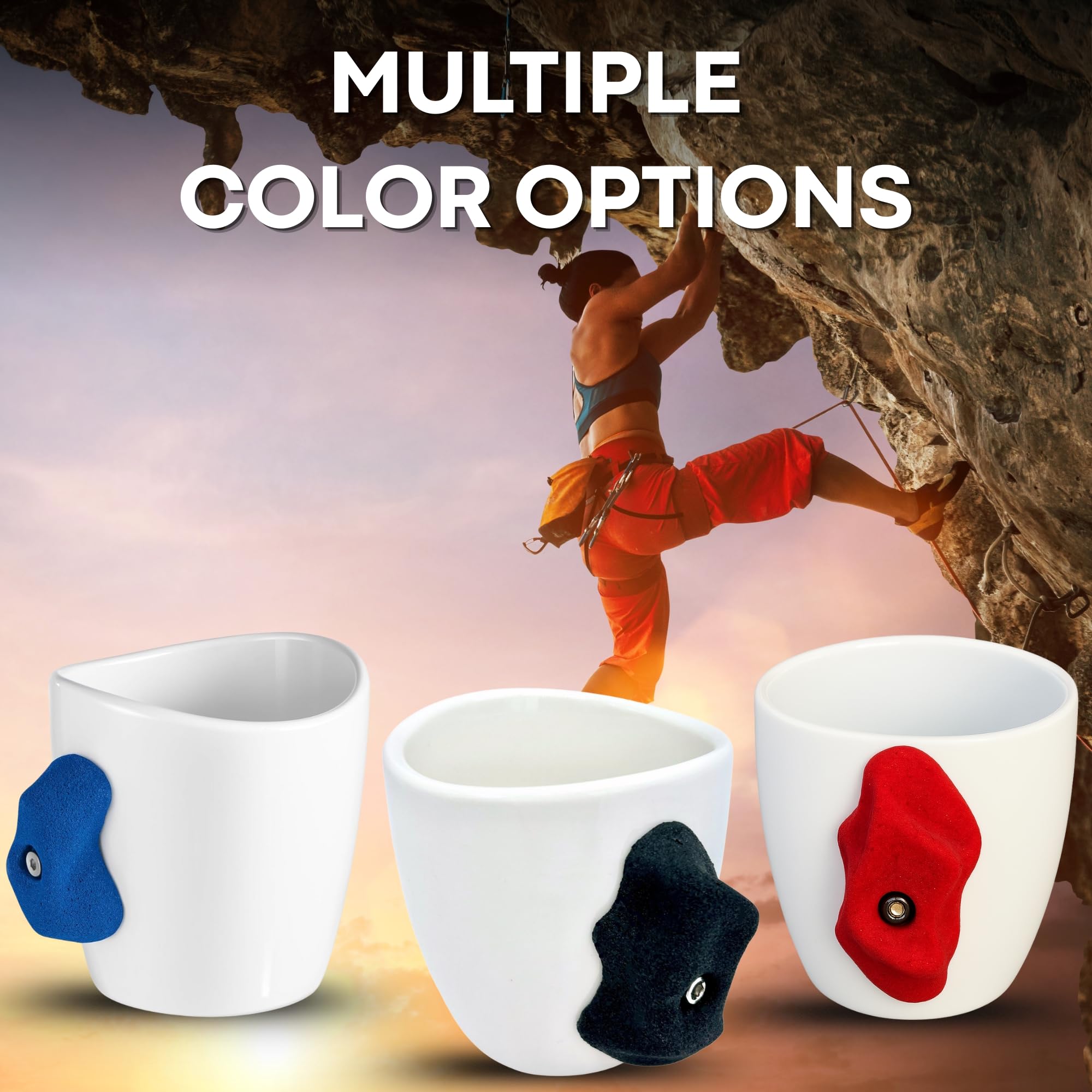 Dubbs Hardware: cerámica duradera con diseño de escalada para café.