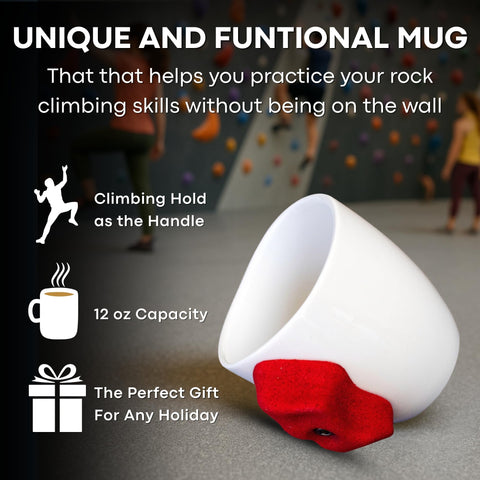Dubbs Hardware: taza de escalada con agarre pesado para fortalecer dedos.