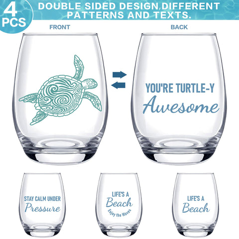 Vaso Dudjotc 17oz concha marina, ideal como regalo temático