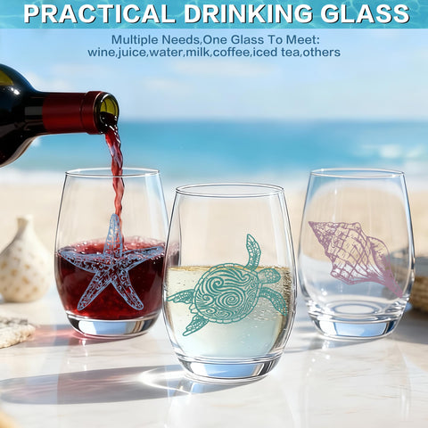Vaso Dudjotc oceano, diseño vibrante para sobremesa y fiestas