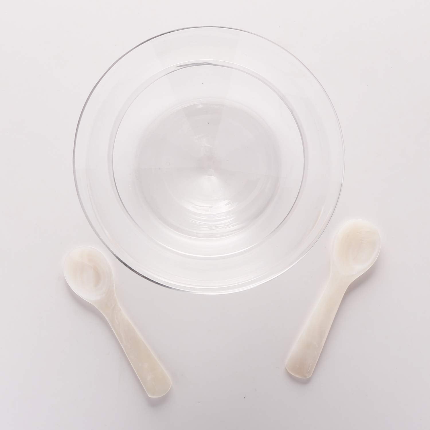 Cucharas de madre perla DUEBEL de 3.15 pulgadas para caviar