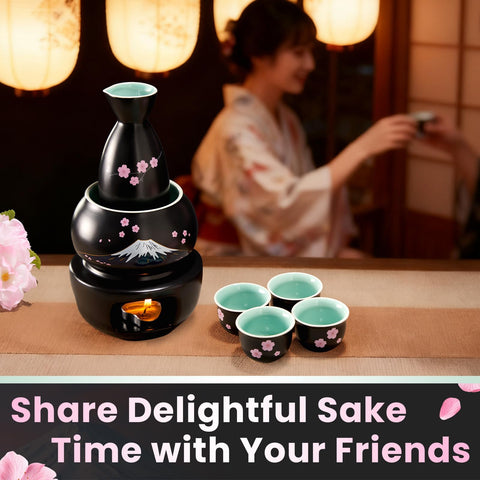 Copas de sake ergonómicas DUJUST para agarre cómodo