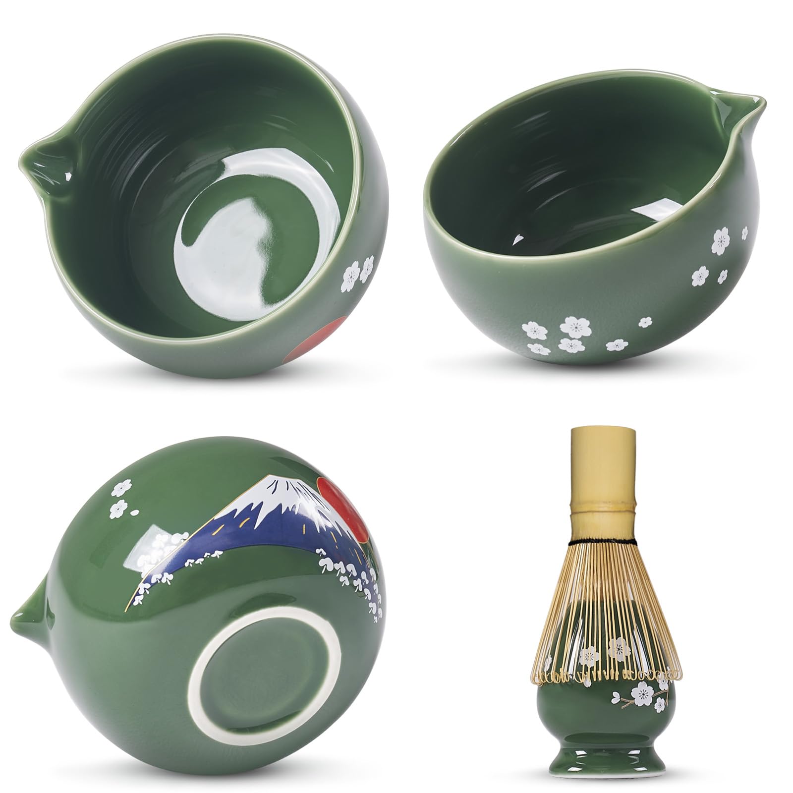 DUJUST cuchara de bambú para dosificar y servir el matcha con precisión.