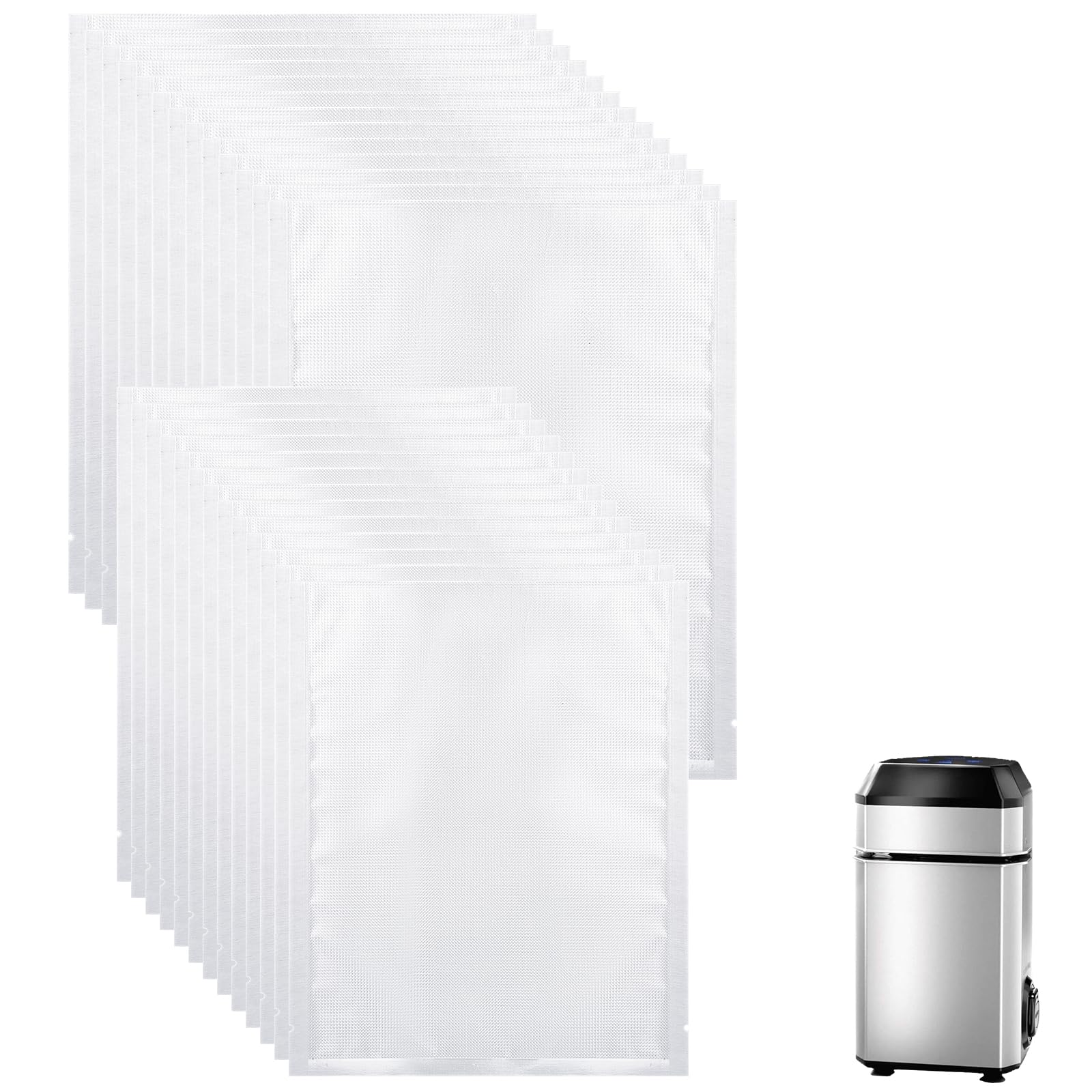 Bolsas de sellado vertical Dukrouk compatibles con InstaSeal para almacenamiento seguro.