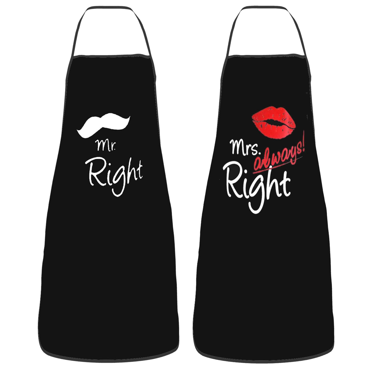 Dumoldpa Delantal sr-sra para pareja en la cocina, ideal para cocinar juntos.