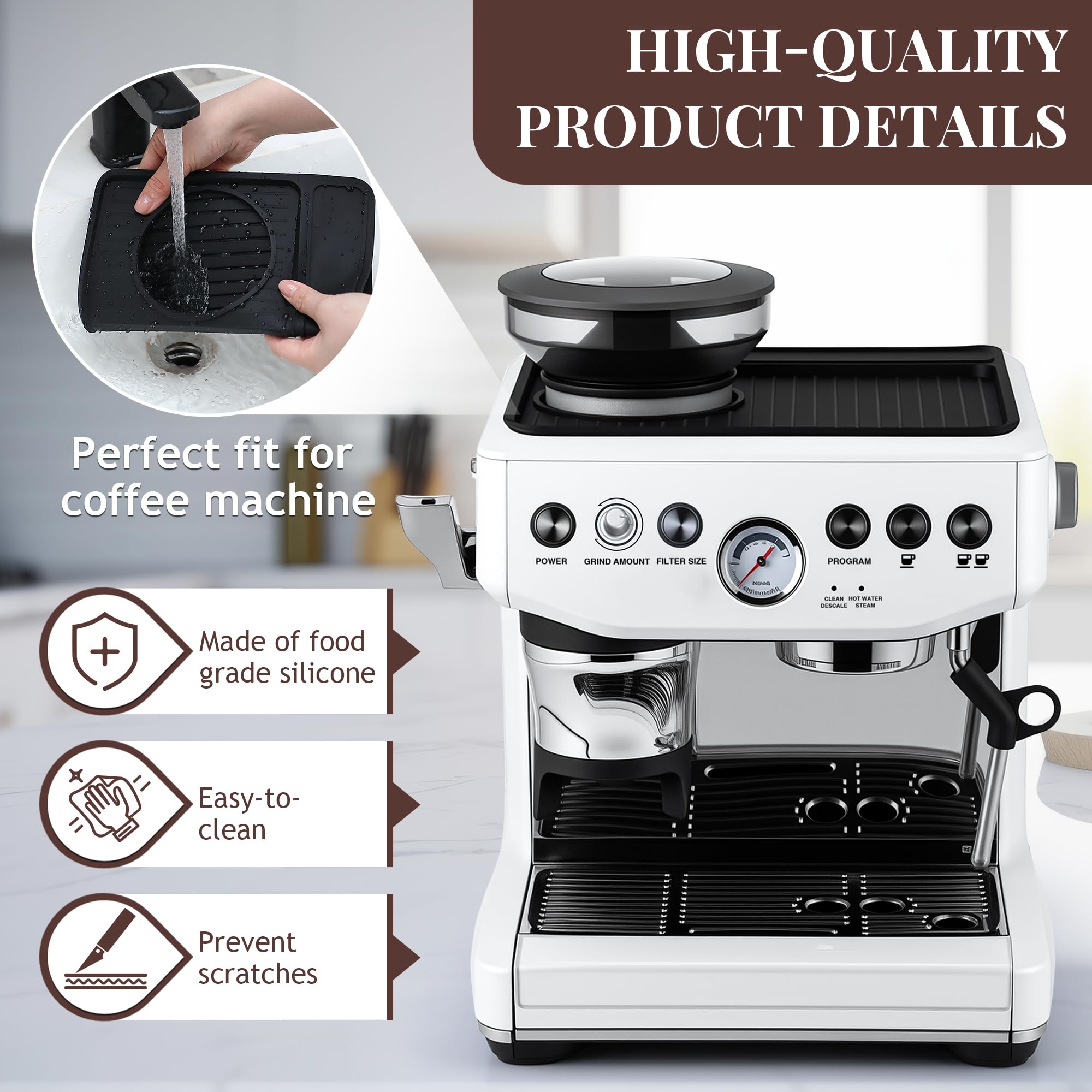 Dunkive paño microfibra-barista ofrece alta absorción sin rayar superficies.