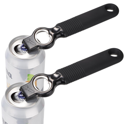 Dunlague abre latas y botellas con agarre ergonómico negro.