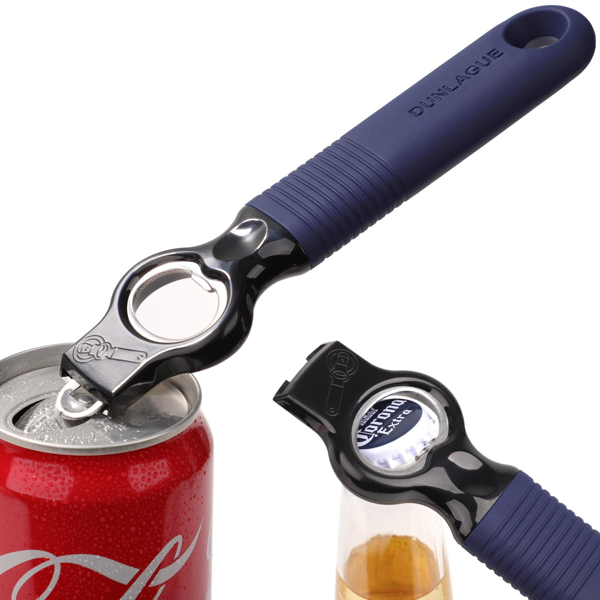 DUNLAGUE abridor-imantado para botellas y latas práctico para casa y bar.
