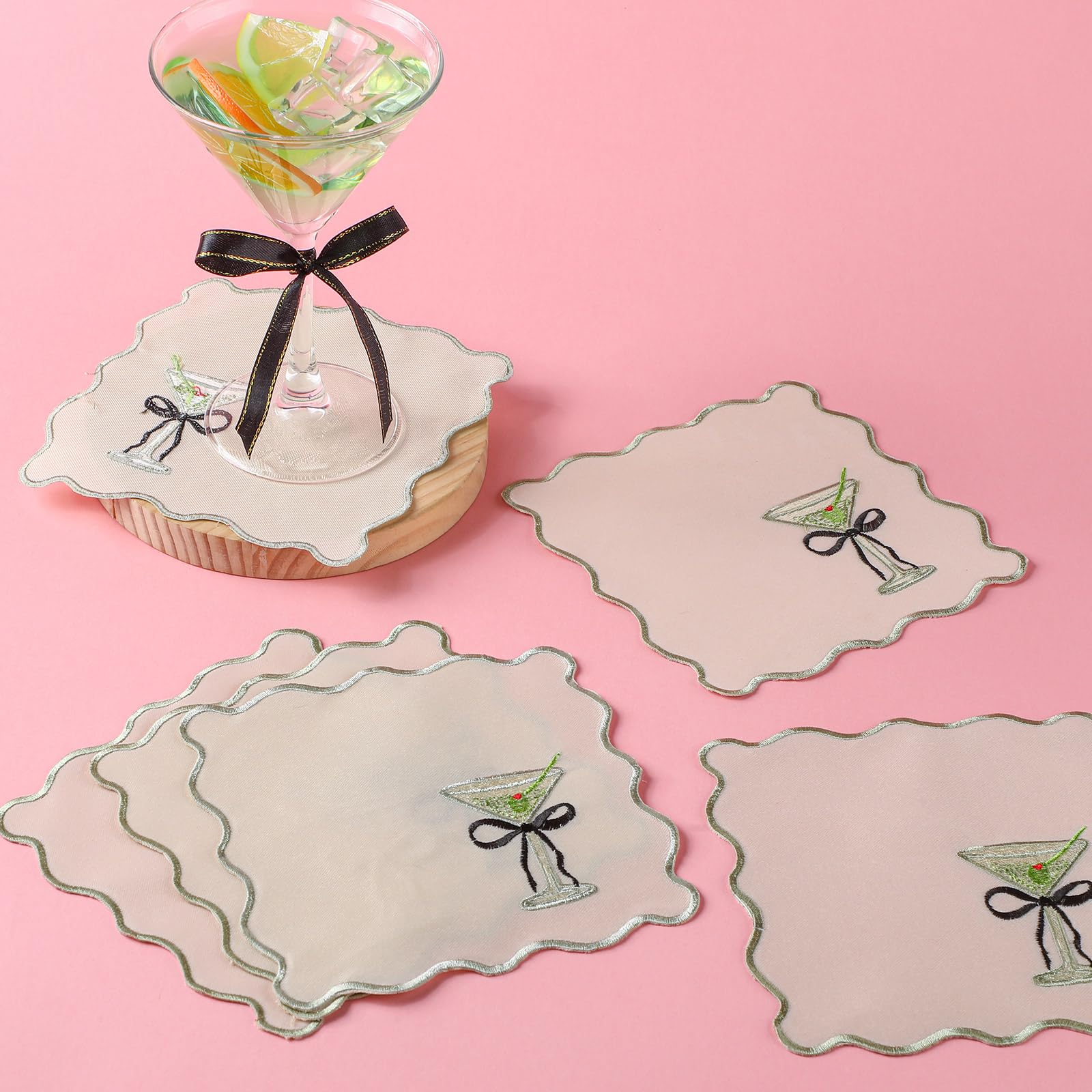 Dunzoom servilletas cóctel uso múltiples, perfectas para brindis y aperitivos.