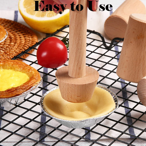 Dupiulk aplanador de masa para tartas, tamaño pequeño, ideal para muffins