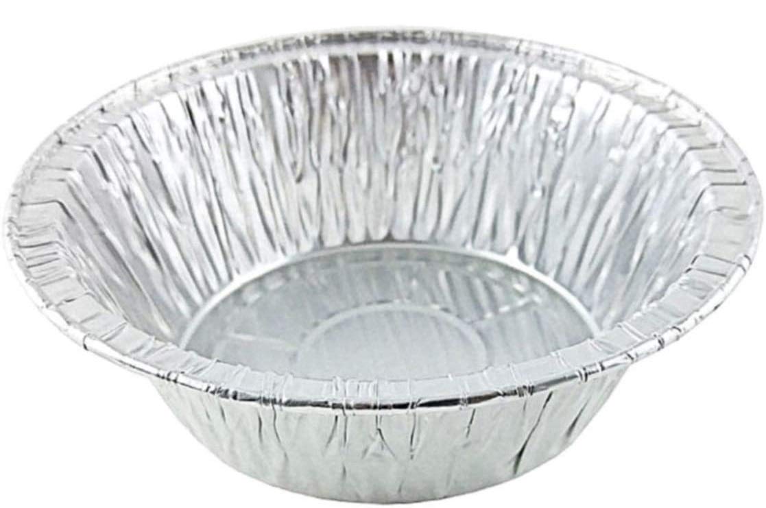 Bandeja de aluminio Durable Packaging para pollo, profunda y apta para hornear.
