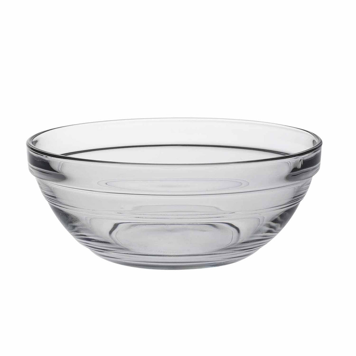 Duralex Le Gigogne cuencos apilables transparentes, ideales para servir comidas y ahorrar espacio.