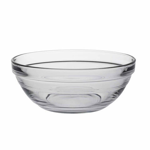 Duralex Le Gigogne cuencos apilables transparentes, ideales para servir comidas y ahorrar espacio.