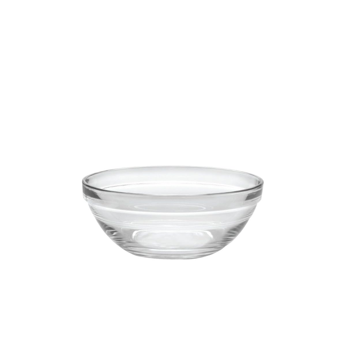 Duralex Lys cuenco apilable claro, compacto para la despensa o mesa.