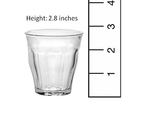 Duralex Picardie, vasos apilables para ahorro de espacio en la cocina.