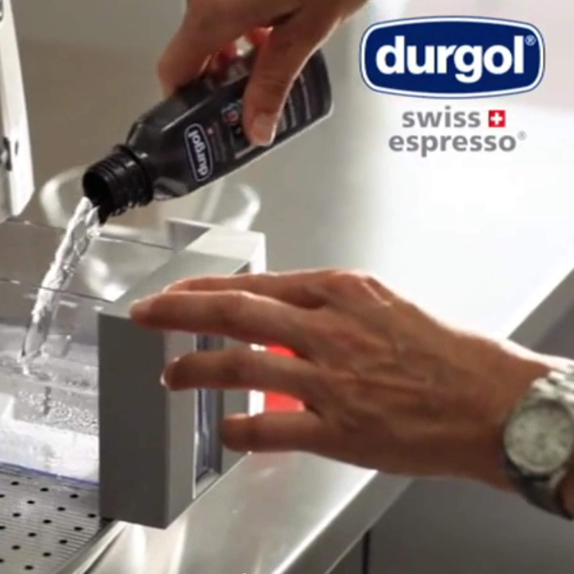 Durgol Swiss Espresso descalcificador 125 ml, perfecto para mantenimiento regular de espresso.