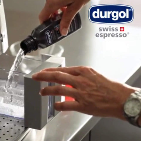 Durgol Swiss Espresso descalcificador 125 ml, perfecto para mantenimiento regular de espresso.