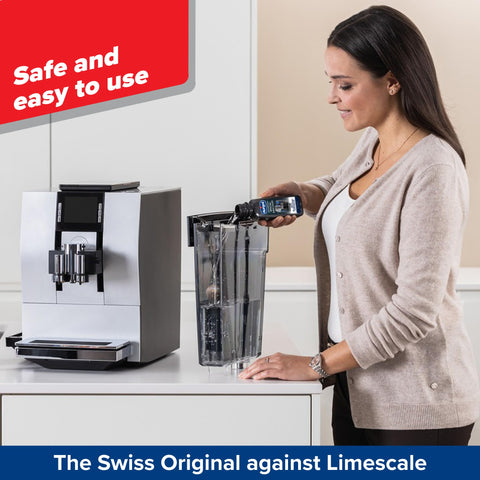 Desincrustante Durgol Swiss Espresso para máquinas de café, ayuda a eliminar cal.