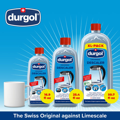 Durgol Universal desincrusta la ducha para un caudal suave.