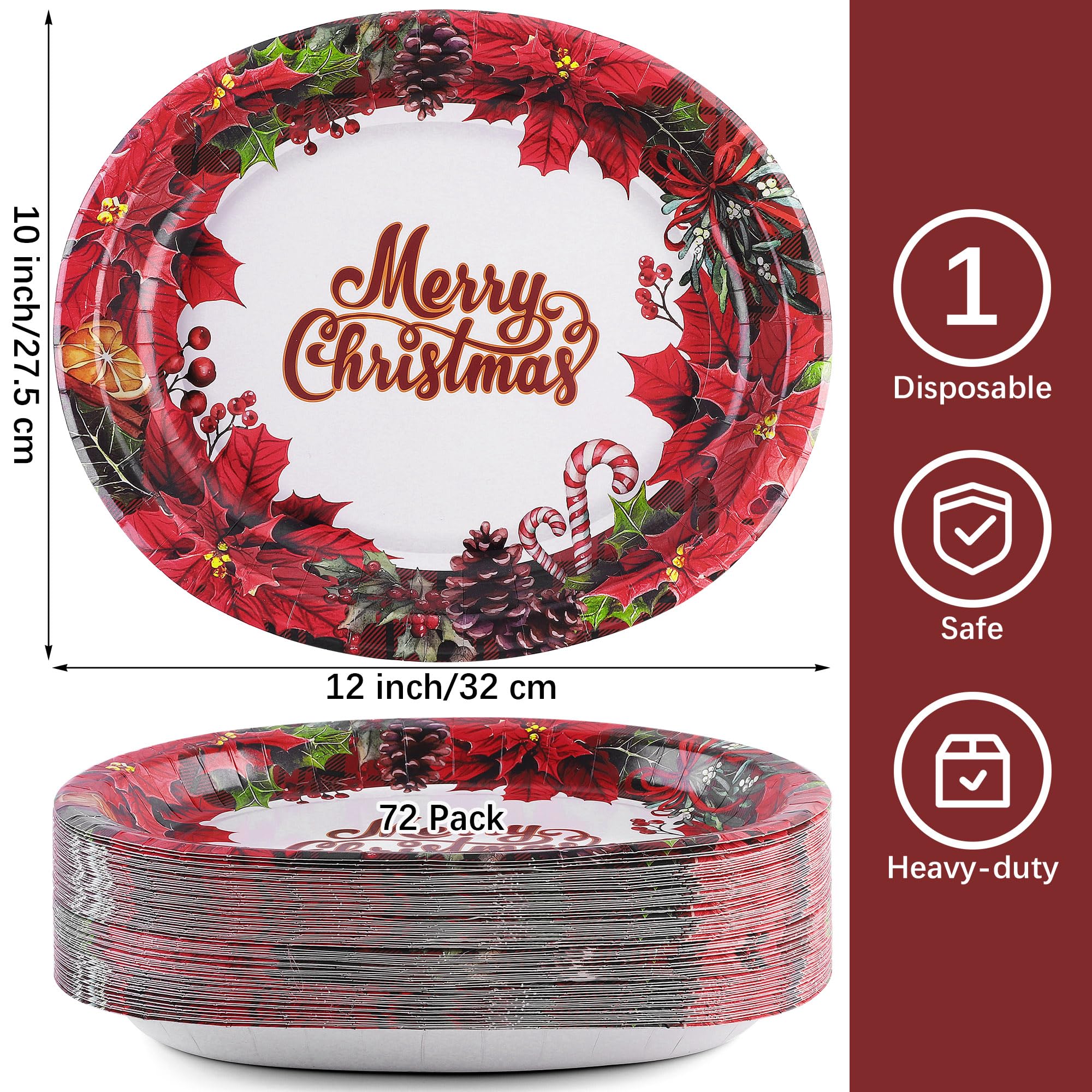 Durony motivo flor de pascua, elemento central navideño.