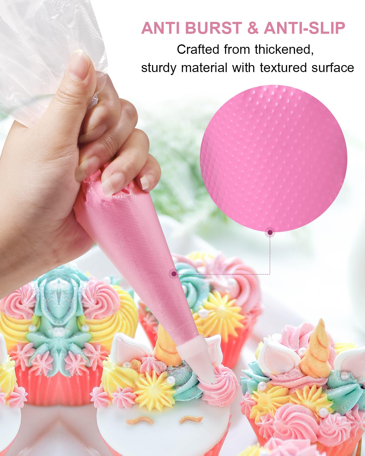 Duskeep bolsa piping desechable facilita limpieza tras decorar.