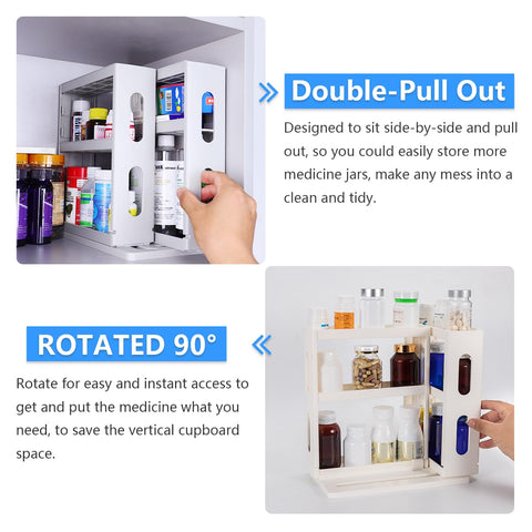 Organizador de cosméticos Dutiplus para el baño, rutina ordenada.