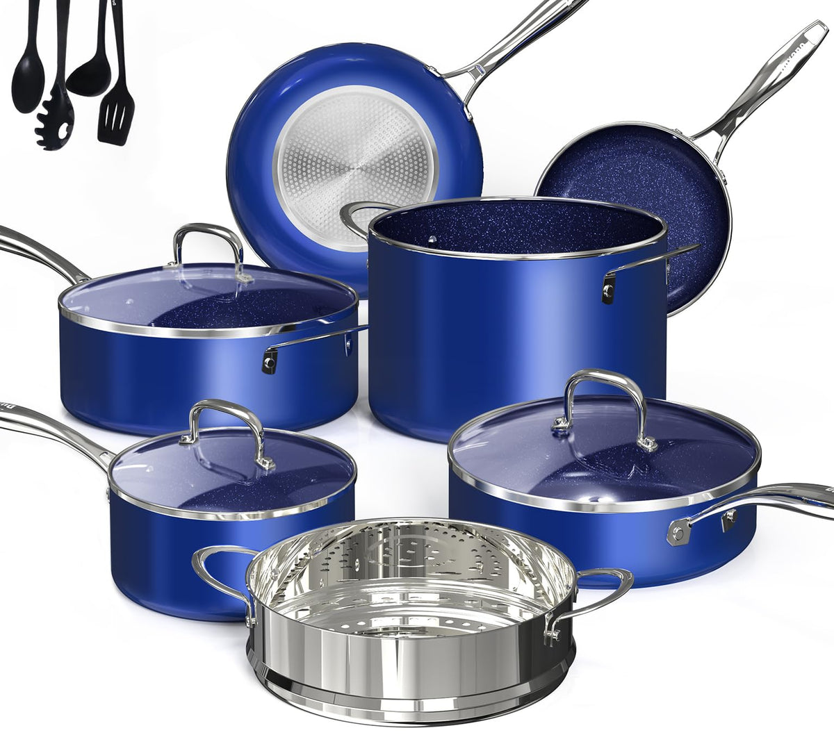 Conjunto DUXANO Deluxe 14pc en caja, ideal para cocinar desde cero.