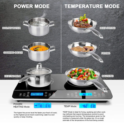 Duxtop diseño-compacto-ligero: ideal para cocinas pequeñas.