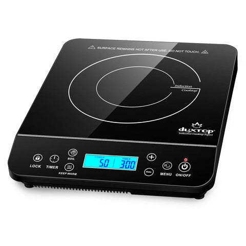La Duxtop placa de inducción compacta con panel táctil LCD para control fácil