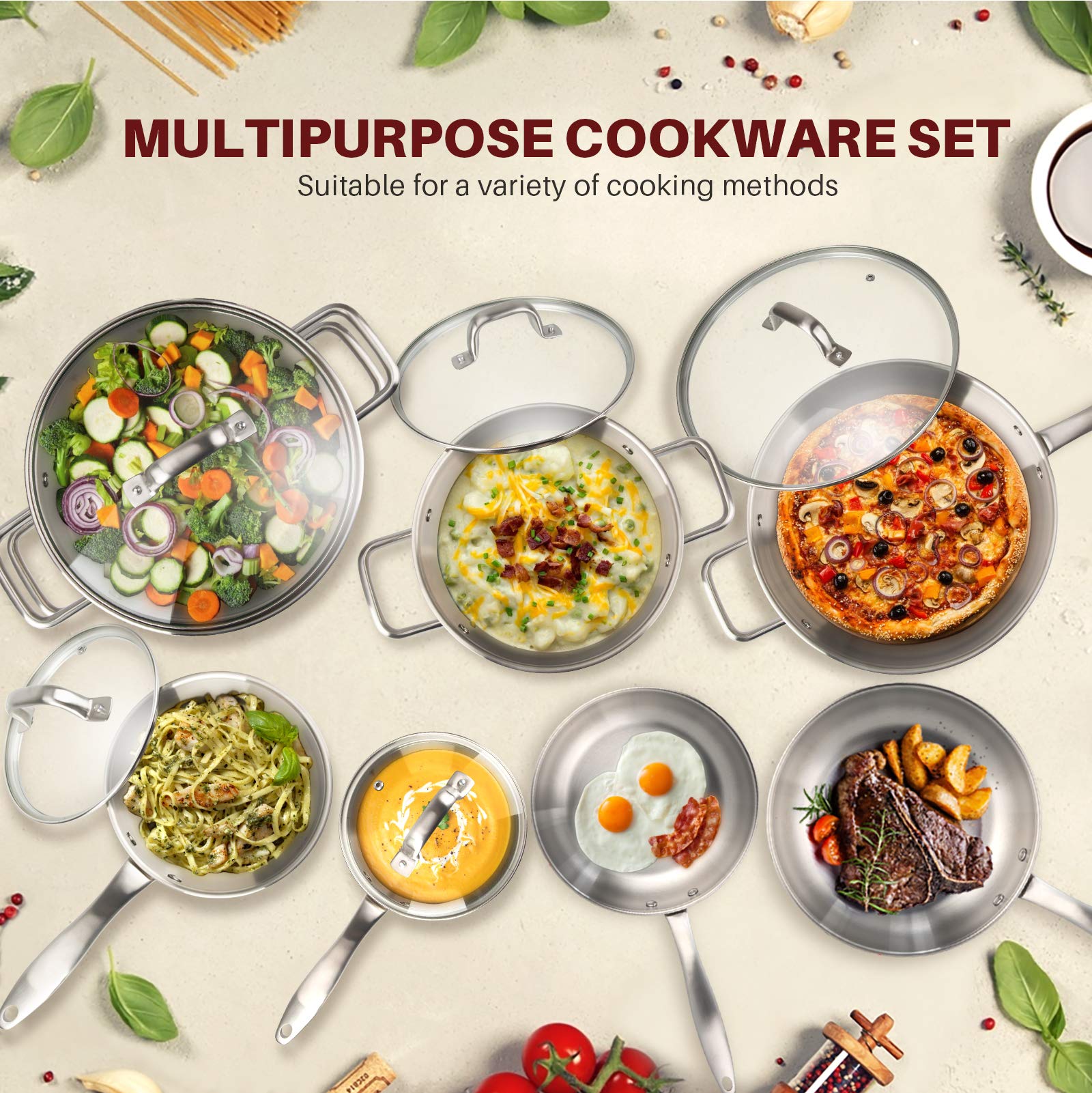 Duxtop Profesional cazo 1-4qt, perfecto para salsas rápidas y líquidos.