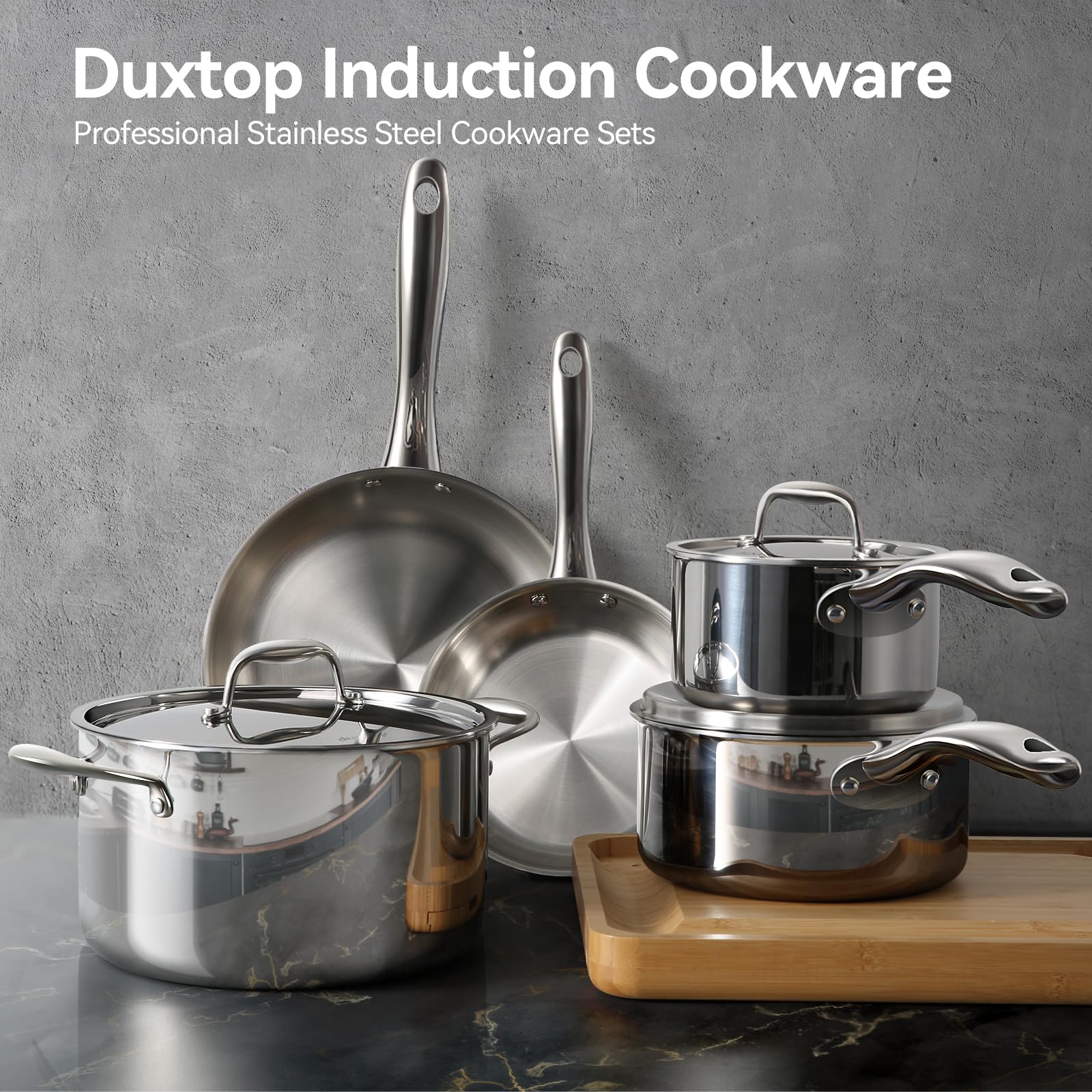 Duxtop sarten de 8 pulgadas para dorar y saltear con control