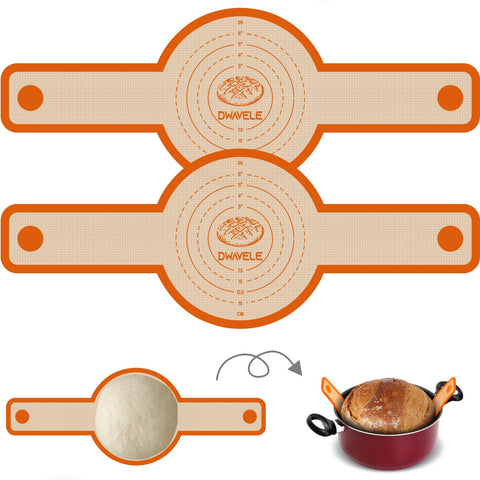 Dwavele portapan de silicona antiadherente para pan, desmolde sin esfuerzo.