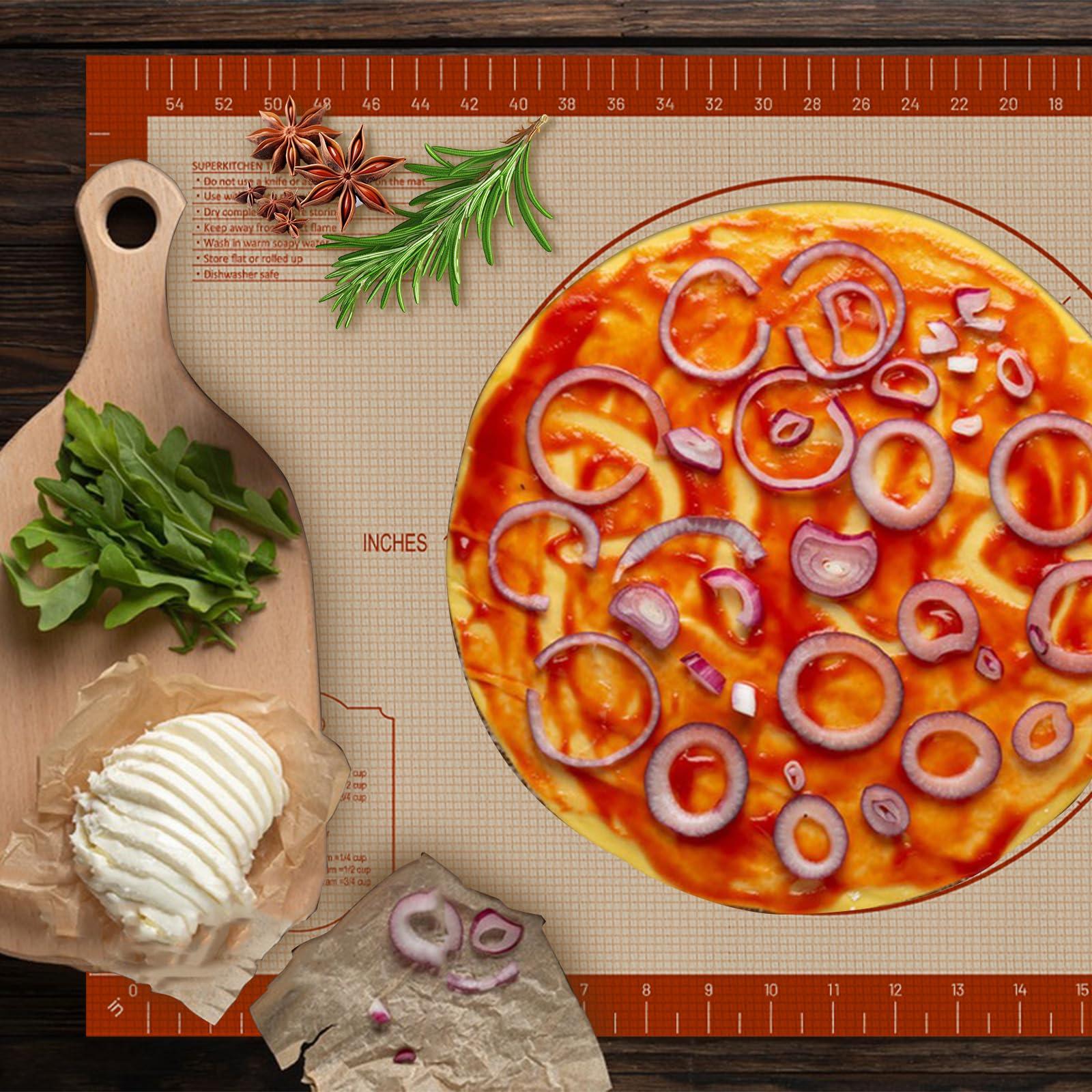 Incluye tablas de medidas y temperatura para recetas rápidas