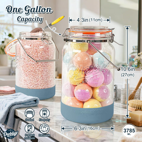 Dwbligt diseño duradero ideal para fermentación, encurtidos y almacenamiento.