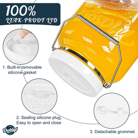 Dwbligt gomas de silicona, sello duradero para fermentación