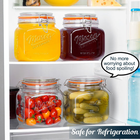 Dwbligt jarras cristal uso en cocina, organiza despensa con estilo y funcionalidad