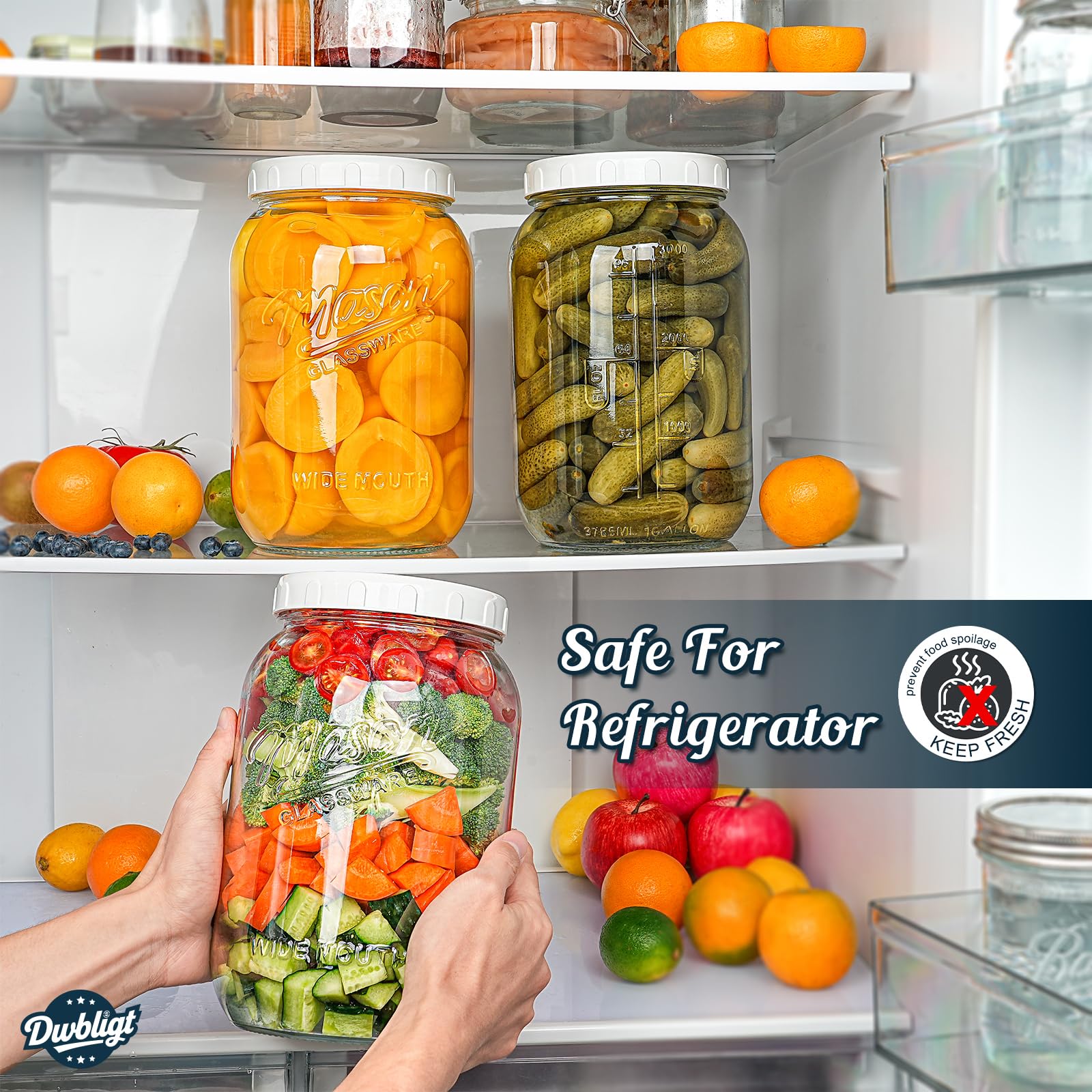 Materiales sin BPA ni plomo ayuda a almacenar alimentos con seguridad.