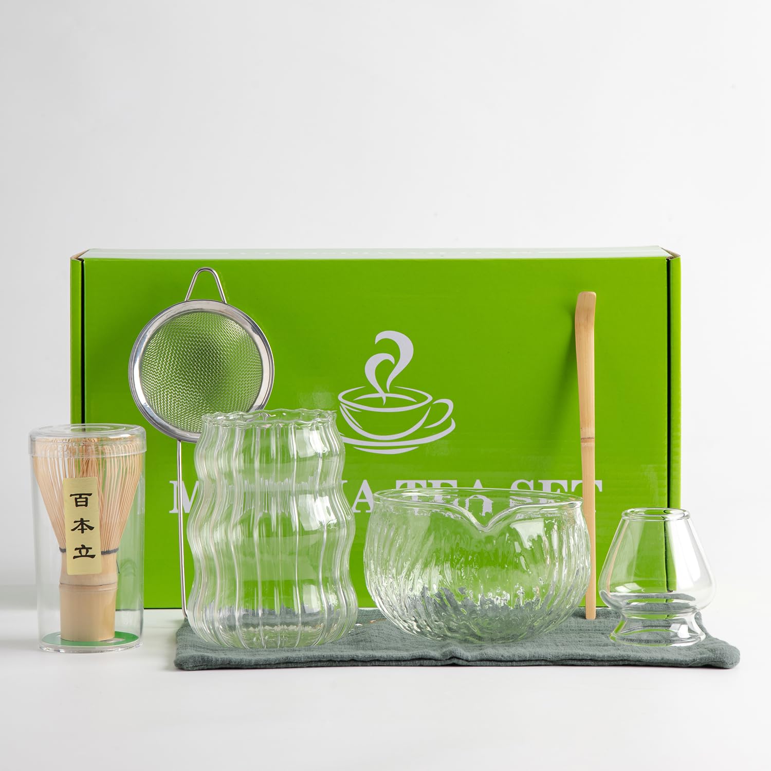 DWEHIXBUY batidor de bambú con 76 púas para espuma suave de matcha.