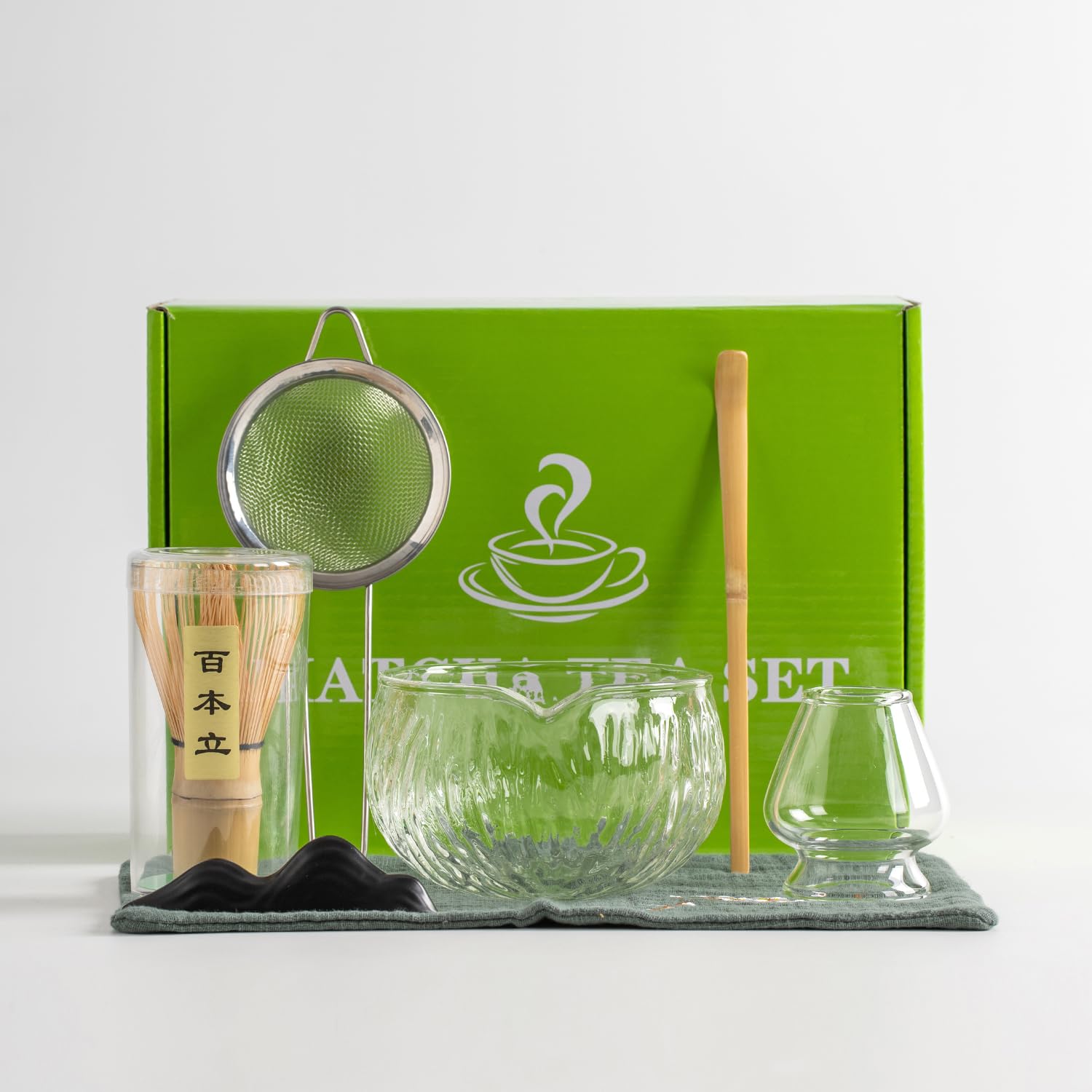 DWEHIXBUY chasen bambú 100 puntas bate matcha suave y uniforme