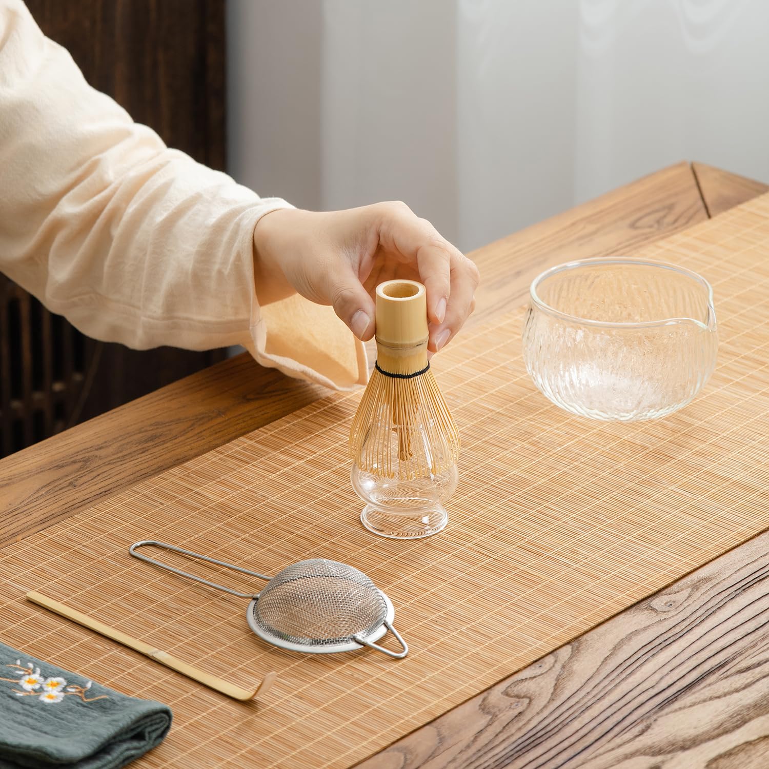 DWEHIXBUY taza cerámica de 210 ml para servir y saborear.