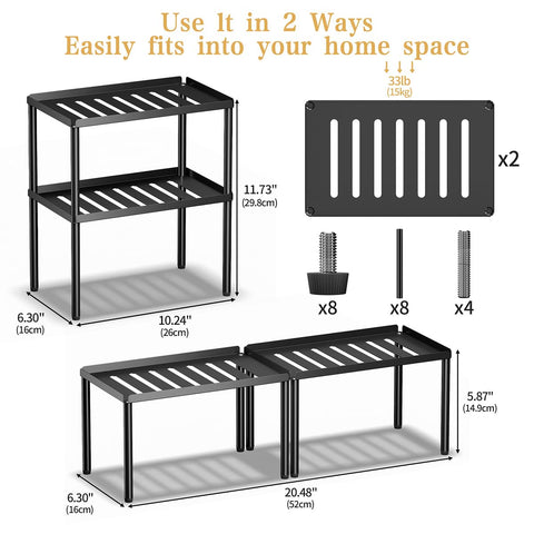 DwellDeal PEKER organizador de gabinete para cocina, todo al alcance.