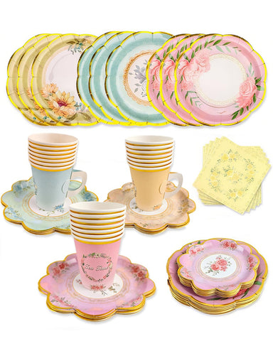 Taza de té Dwsiplytg 9 oz con asa floral, ideal para degustación elegante