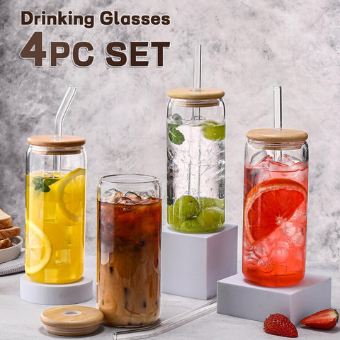 Pajillas de cristal DWTS Danweitesi reutilizables para bebidas frescas