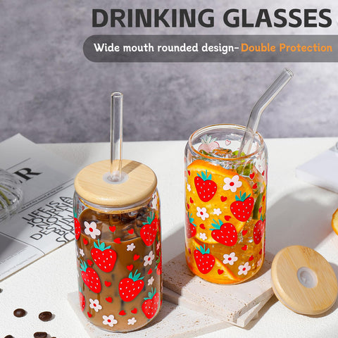 DWTS DANWEITESI pajillas de vidrio reutilizables para bebidas sin residuos