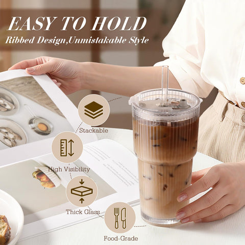 Vaso para café helado DWTS DANWEITESI, ideal para uso diario